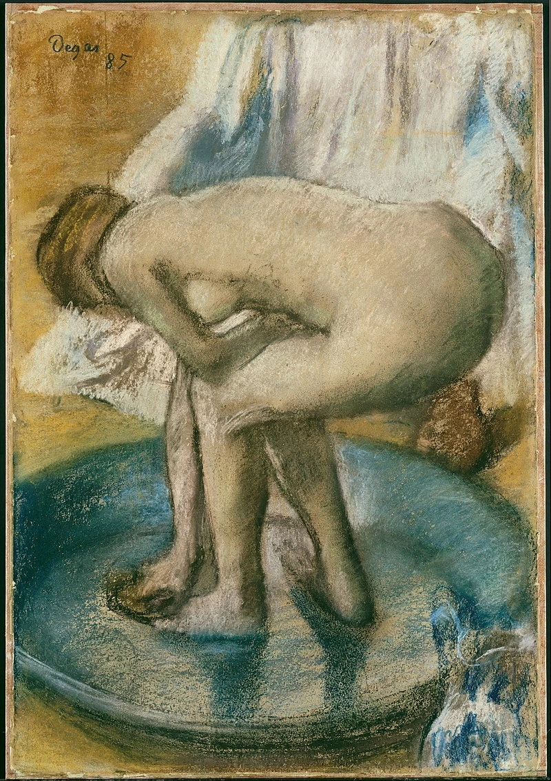Donna che fa il bagno in un mare poco profondo - Metropolitan Museum of Art di New York